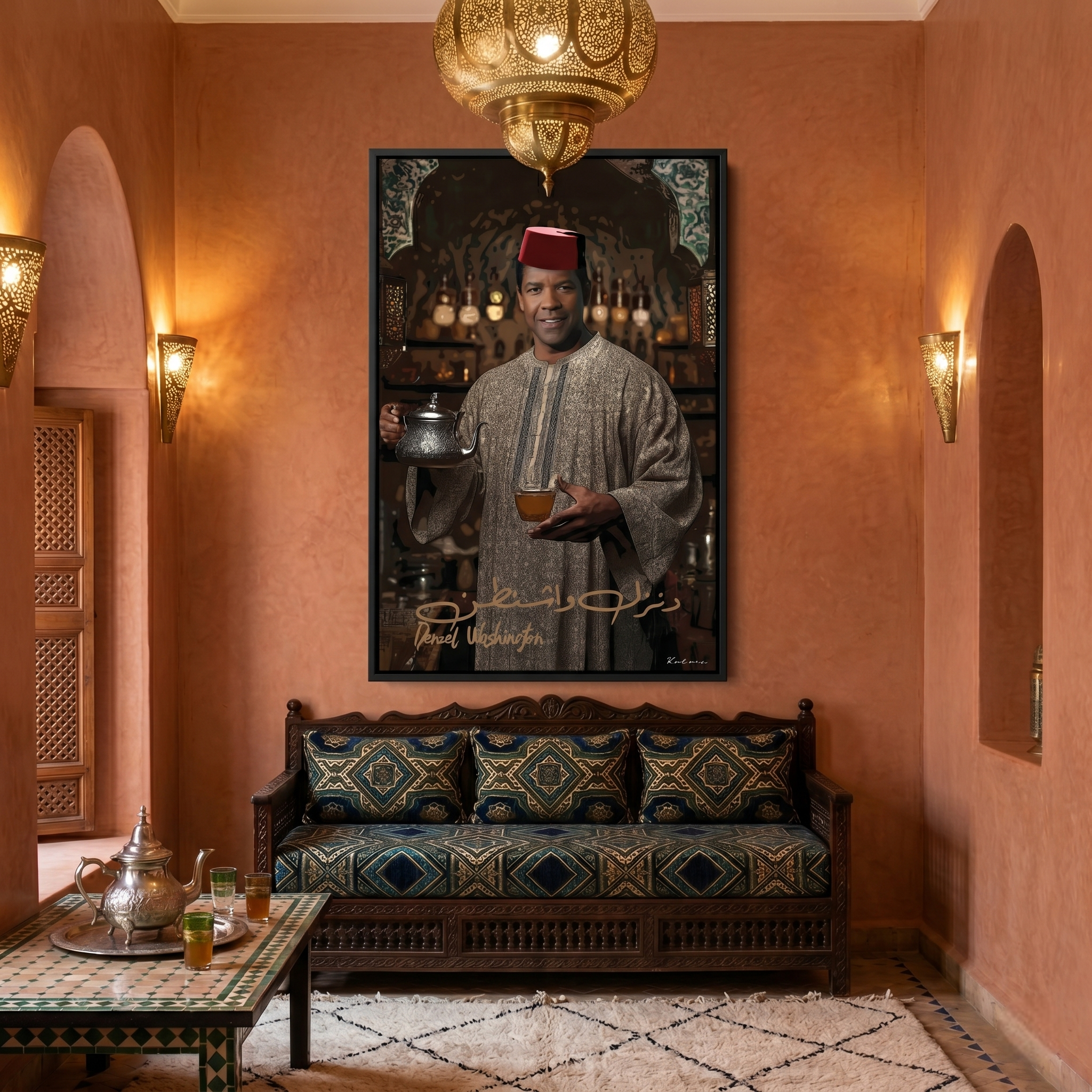 Denzel au Maroc.