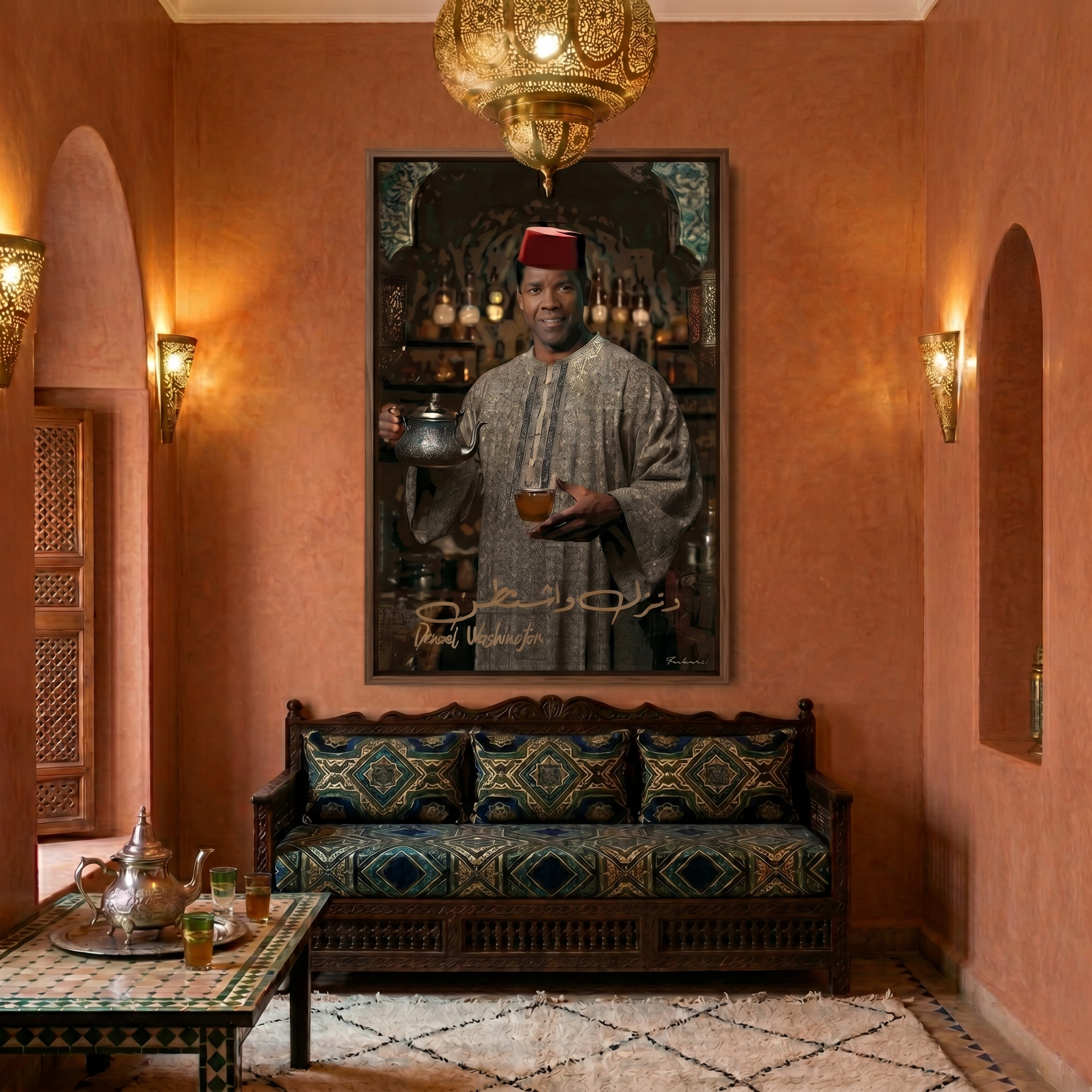 Denzel au Maroc.
