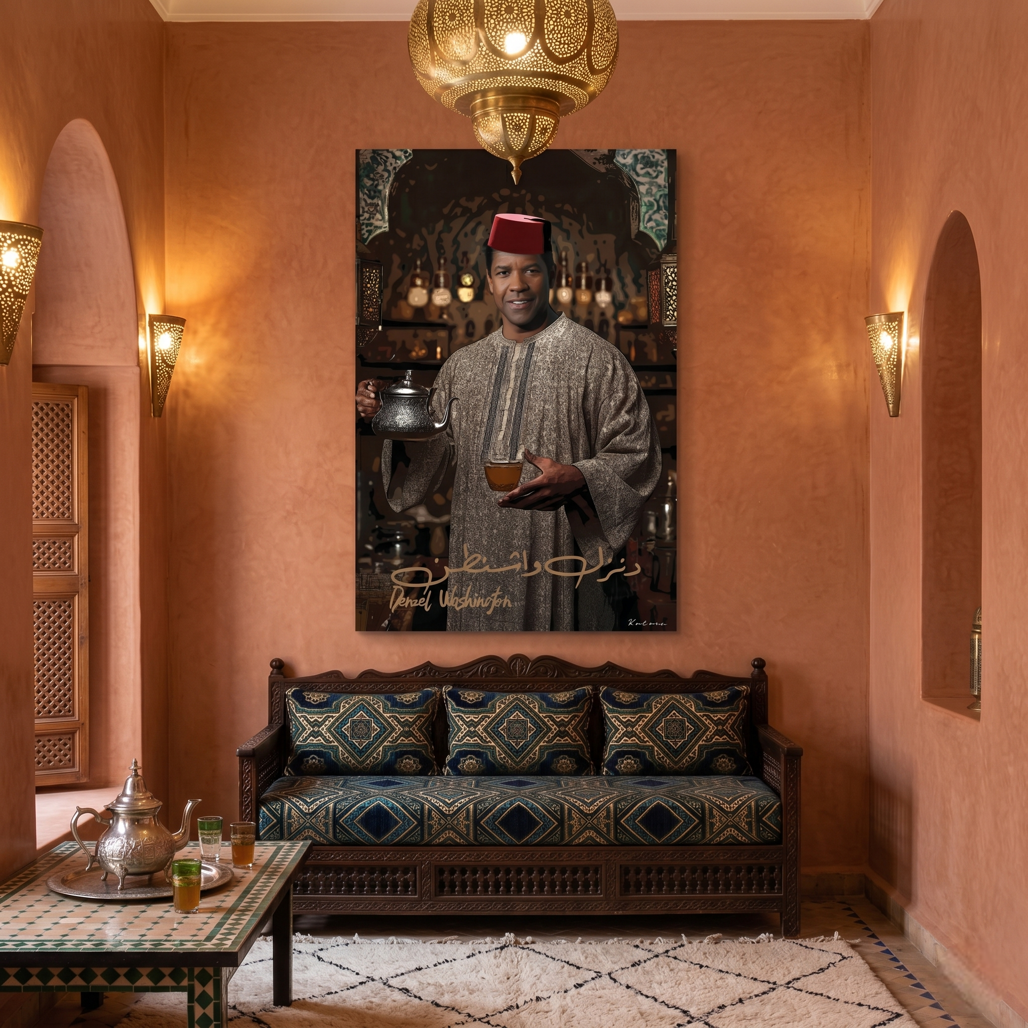 Denzel au Maroc.