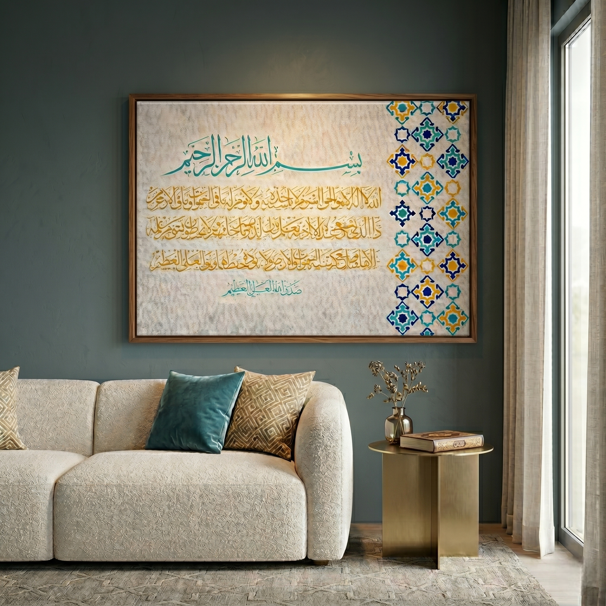 Ayat Al-Kursi & Motifs Zellige