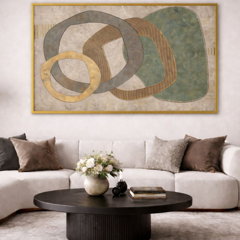 Tableau "Boho Oasis" – Art Abstrait