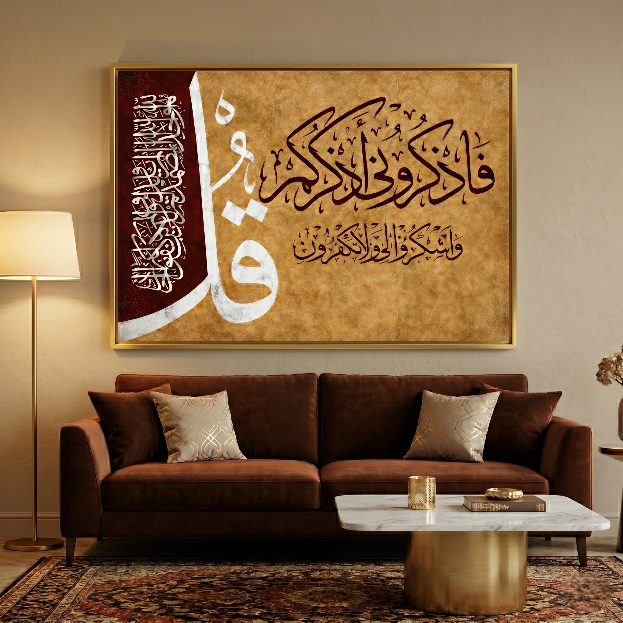Calligraphie "Fadhkuruni"
