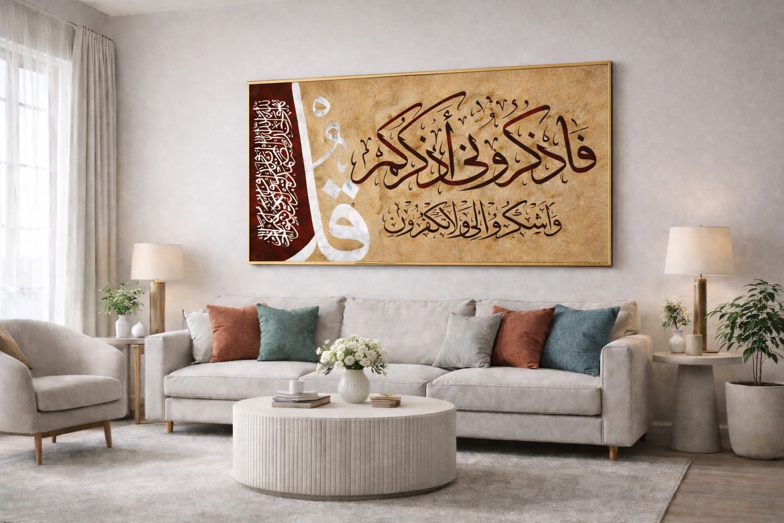 Tableau Calligraphie Islamique Premium