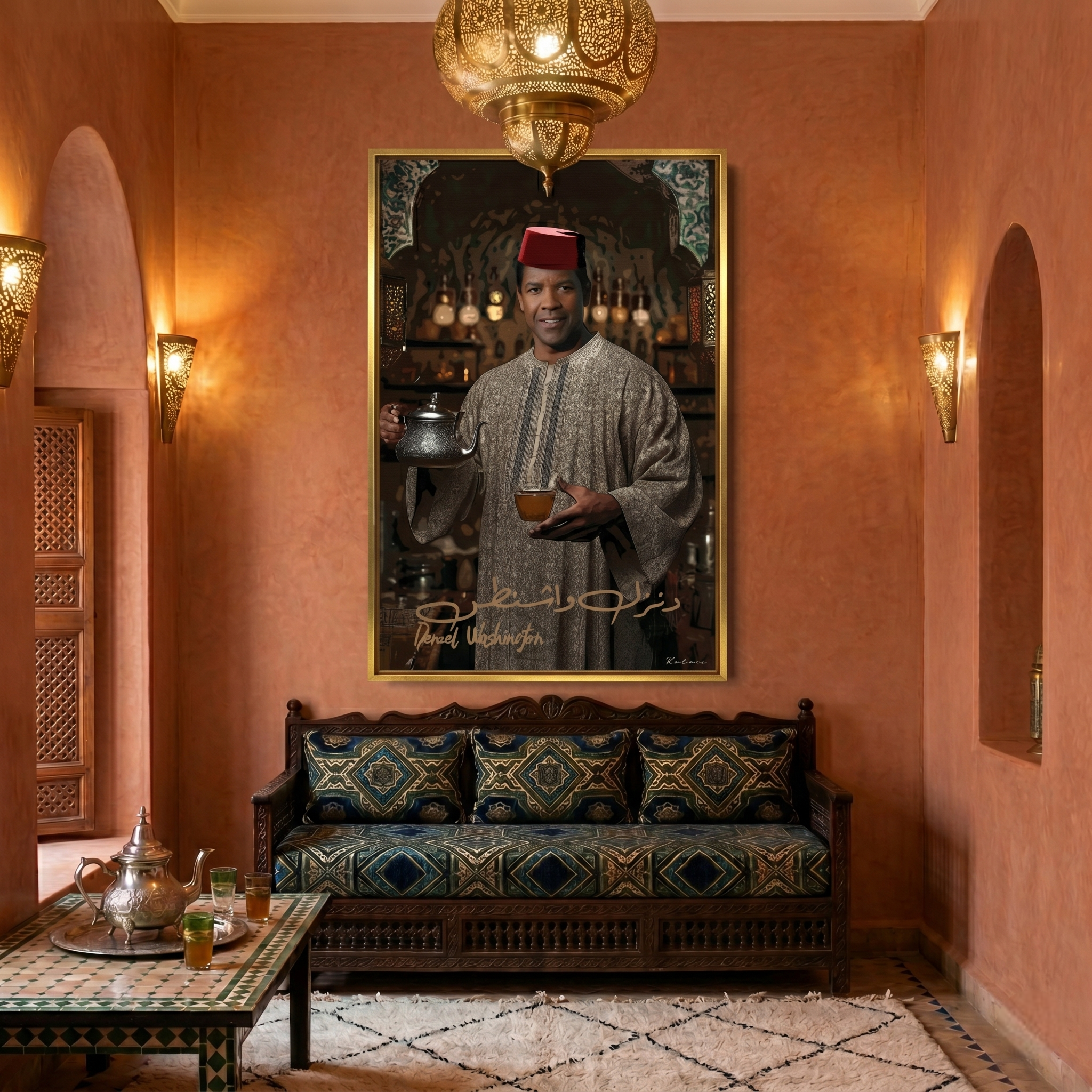Denzel au Maroc.